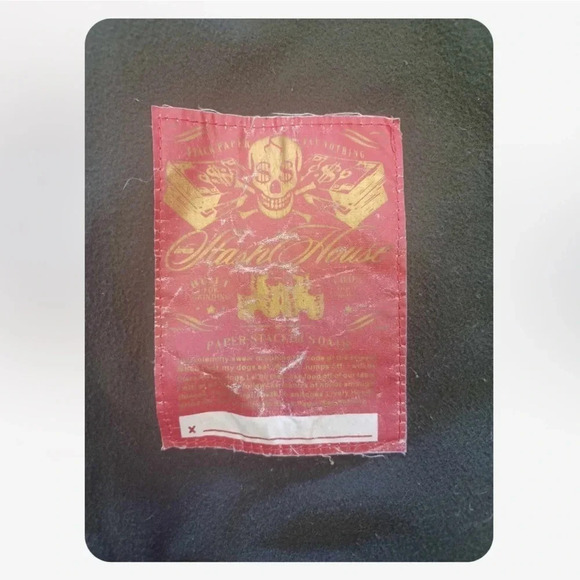 Stash House  Vintage Black Grey Zip Ip Jacket Size XL - Picture 13 of 14